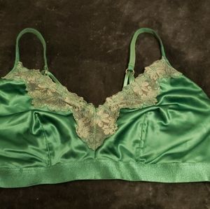 Aerie Green lace bralette